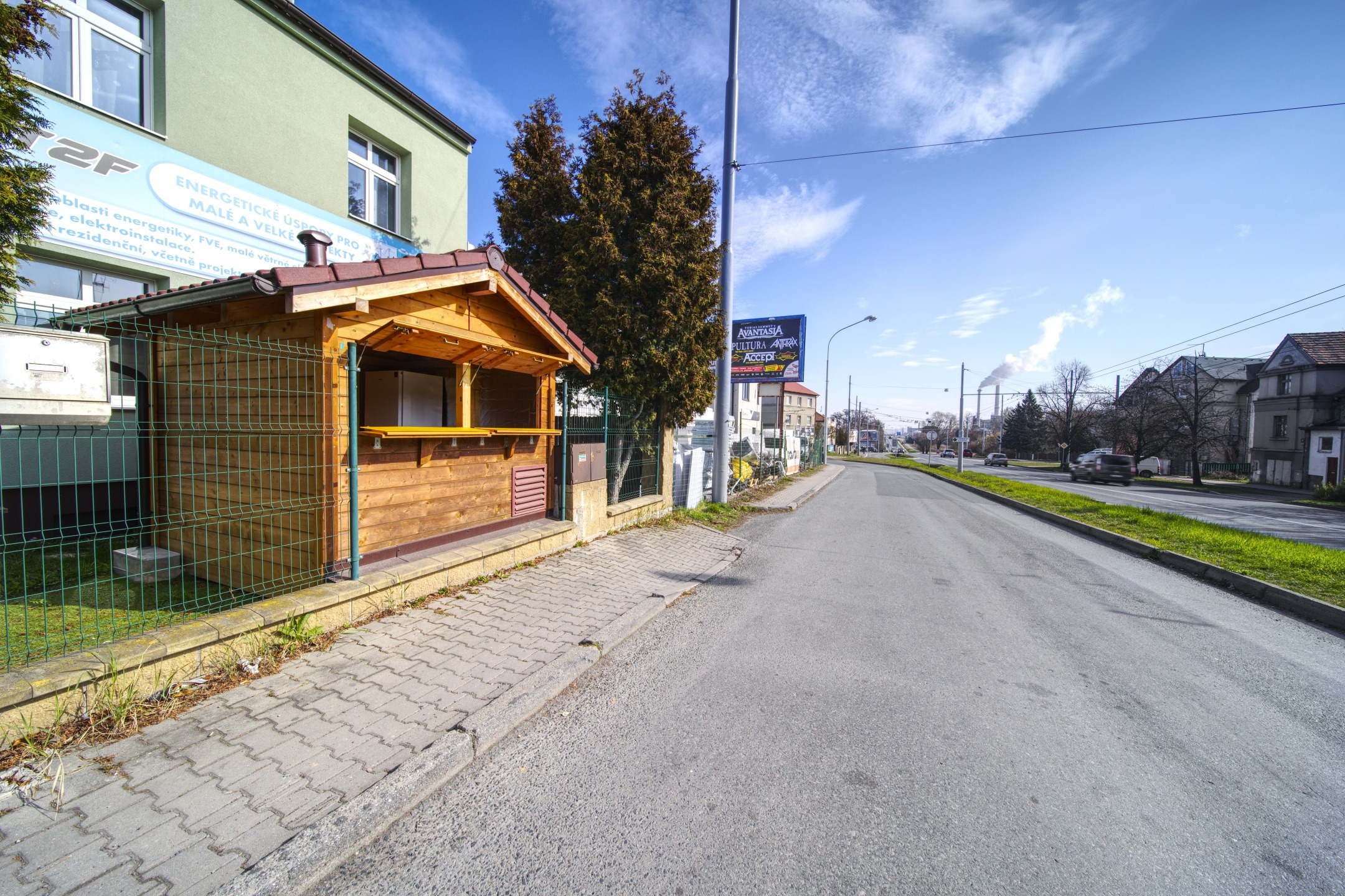 Umístění stánku na Domažlické