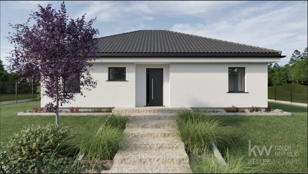 Nový moderní bungalov 4+kk v obci Mokrouše